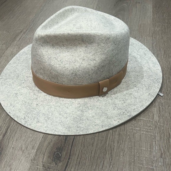 Women’s Kooringa 58CM 100% Wool Light Speckled Boater Stetson Derby Safari Hat